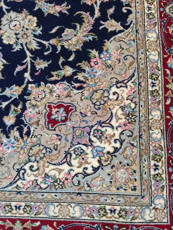 فرش دستبافت 6 متری اردکان طرح روژان خرید فرش دستبافت از گالری فرش شکوری