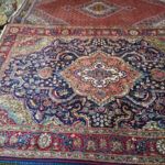 فرش دستبافت 6 متری مراغه نقشه اسلیم بافنده سلیمی - کد 13